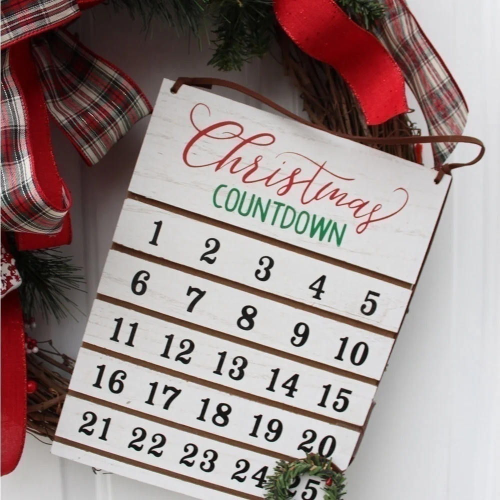 Christmas Advent Calendar Welcome Wreath